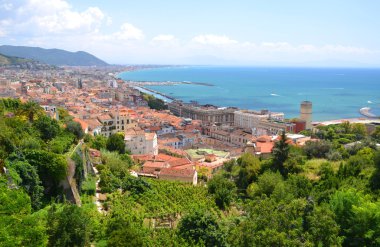 güzel manzara Salerno campania bölgesinde, İtalya