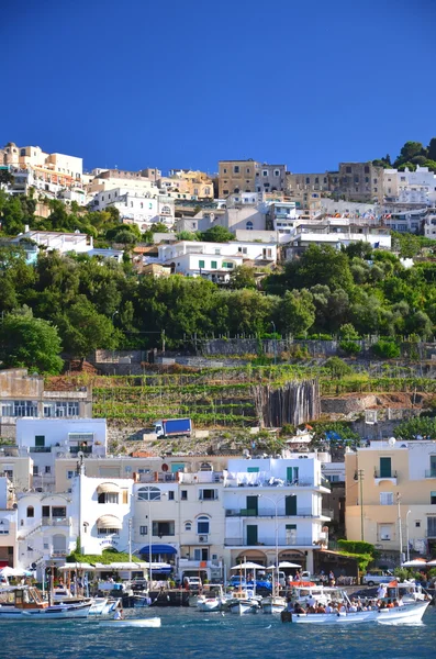 Pittoreska marina grande på ön capri, Italien — Stockfoto