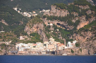 köy atrani Scenic view amalfi Coast İtalya