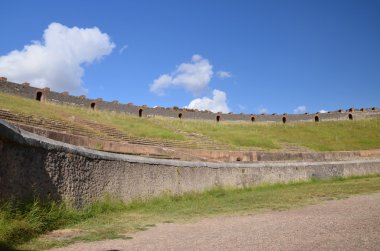 amfitiyatro, Pompei, İtalya'nın ünlü antik Harabeleri
