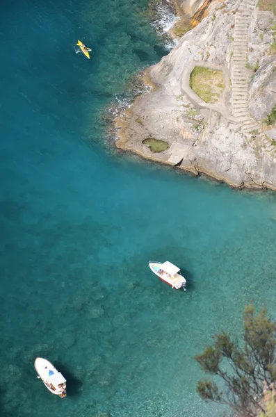 Pittoreska landskap av Amalfikusten i södra Italien — Stockfoto