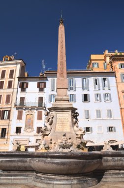 Güzel çeşme Pantheon doğum Via Nazionale Roma, İtalya