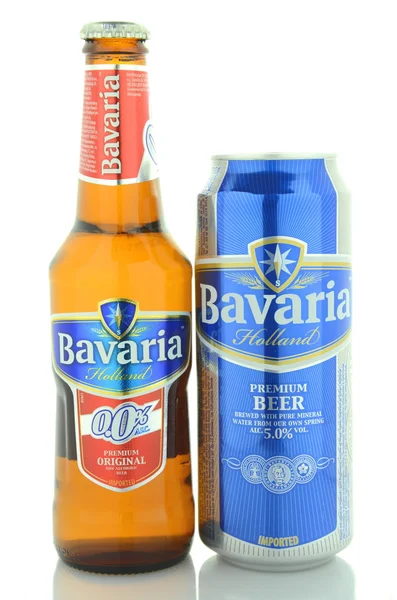 Bavaria Bier geïsoleerd op witte achtergrond — Stockfoto