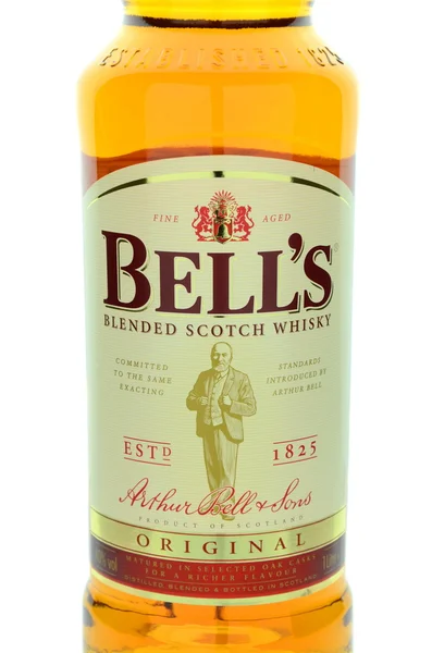 Bells  whisky isolated on white background — Stock Photo, Image