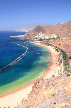 Adada Tenerife, İspanya Teresitas sahilde muhteşem muhteşem ısmarlayarak