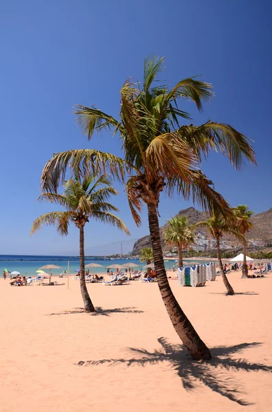 Pittoresk underbar Teresitas strand på Teneriffa, Spanien — Stockfoto