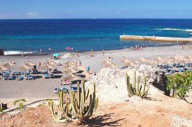 Güzel plaj Callao Salvaje Tenerife, İspanya