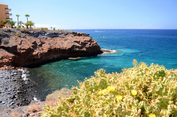 Hermosa playa en Playa Paraíso en Tenerife, España —  Fotos de Stock