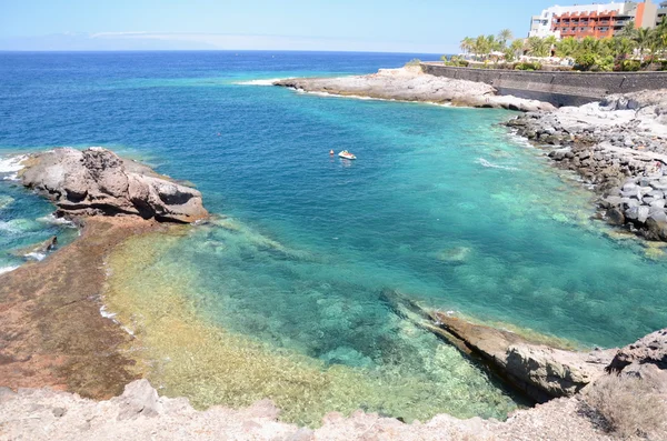 Strand in Playa Paraiso op Tenerife, Spanje — Stockfoto