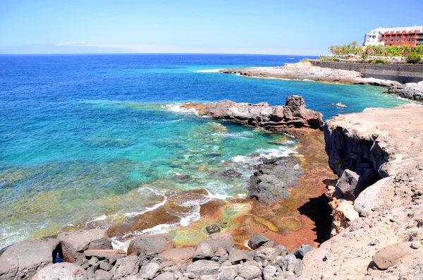 Güzel plaj Playa Paraiso Tenerife, İspanya