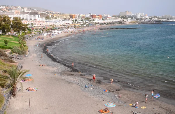 Prachtige Playa de Fanabe in Costa Adeje op Tenerife, Spanje — Stockfoto