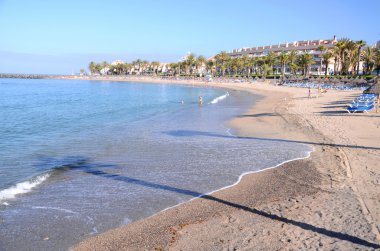 Güzel Playa del Camison Playa de las Americas'da Tenerife, İspanya