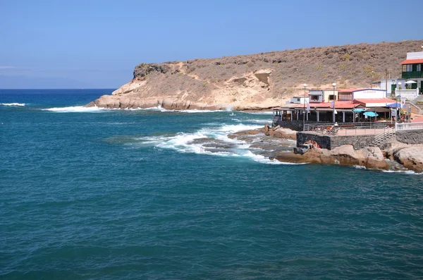 Pintoresca bahía de La Caleta en el sur de Tenerife en España —  Fotos de Stock