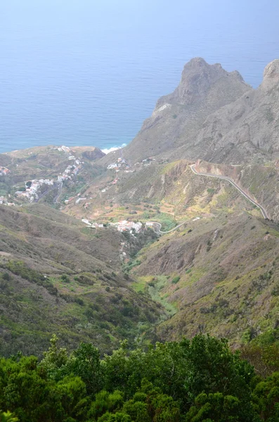 Majestosas montanhas Anaga no norte da ilha de Tenerife, na Espanha — Fotografia de Stock