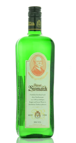 Furst Bismarck vodka isolated on white background — Stock Photo, Image