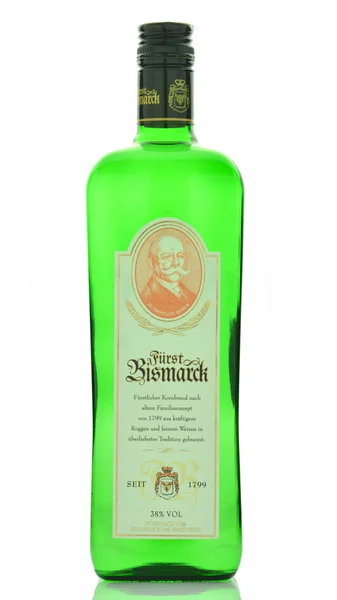 Furst Bismarck vodka isolated on white background — Zdjęcie stockowe