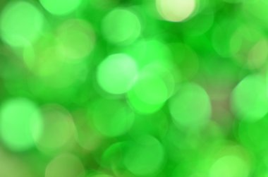 büyülü yeşil bokeh arka plan