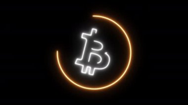 glowing neon sign with space for your text. vector