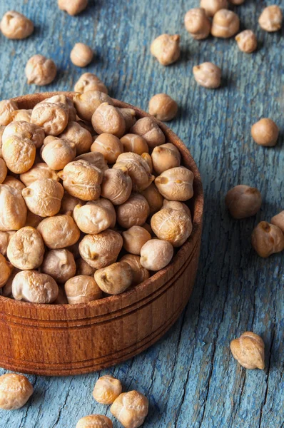 Fagioli Biologici Raw Garbanzo — Foto Stock