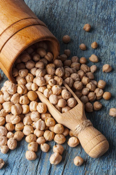 Raw Organic Garbanzo Beans — Stock Photo, Image