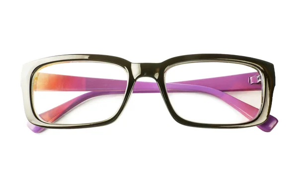 Roze en zwarte bril — Stockfoto