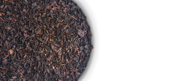 Té negro en tazón blanco — Foto de Stock