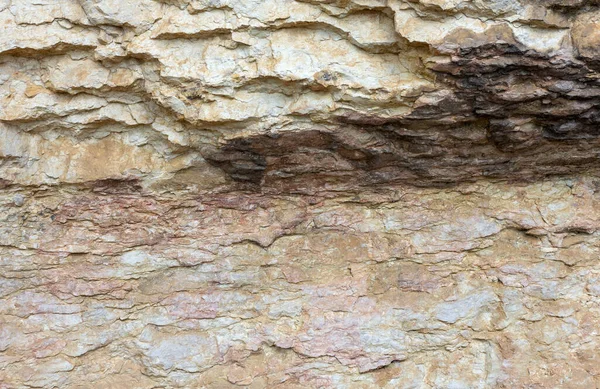 Pedra Natural Montanha Uma Seção Textura Rochosa Dia Ensolarado — Fotografia de Stock