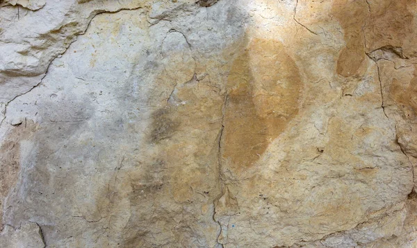 Naturstein Ein Stück Felsstruktur Einem Sonnigen Tag — Stockfoto