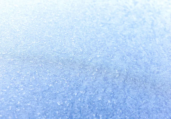 Frost Auf Dem Glas Nach Dem Nachtfrost — Stockfoto