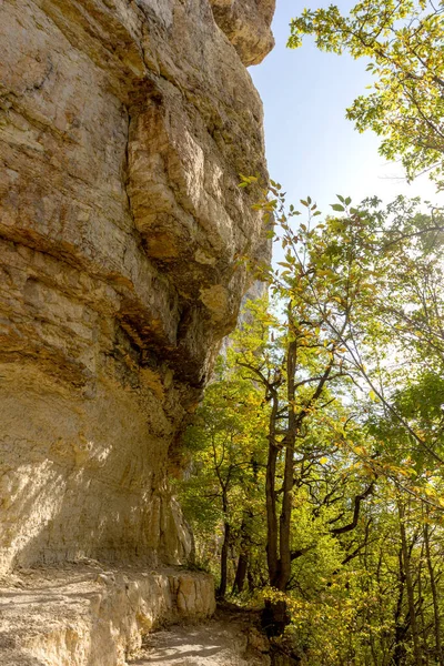 The mountainous area is an area for recreation and travel on a Sunny summer day.