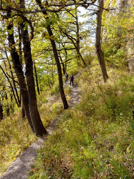 The mountainous area is an area for recreation and travel on a Sunny summer day.