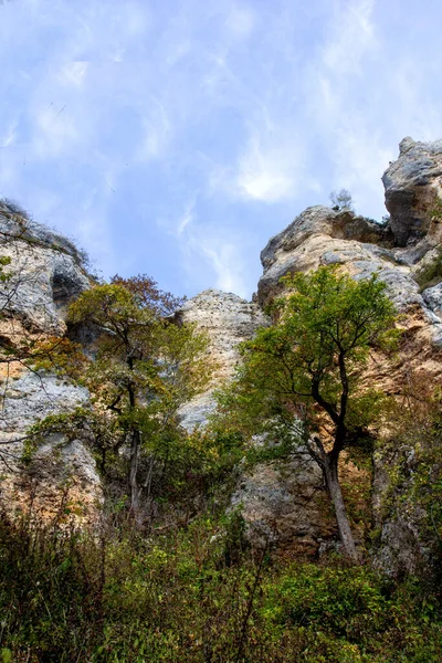 The mountainous area is an area for recreation and travel on a Sunny summer day.