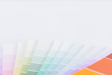 Beyaz arka planda yenileme için renk grafik Kılavuzu