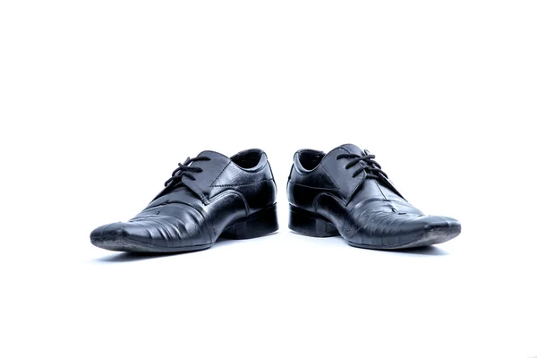 Erkek ayakkabıları kullanılır. Seçici odak — Stok fotoğraf