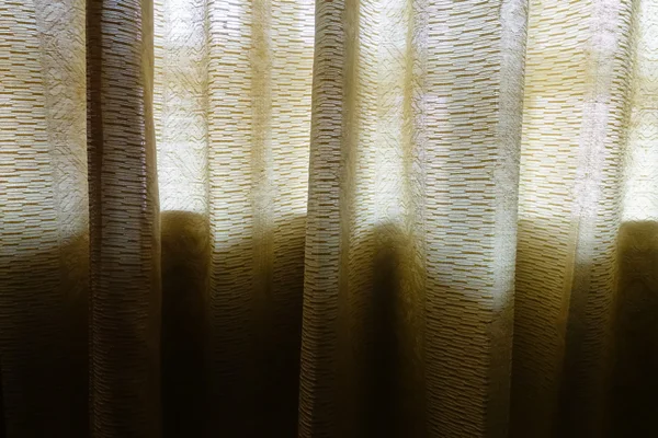 A cortina de ouro vintage luz — Fotografia de Stock