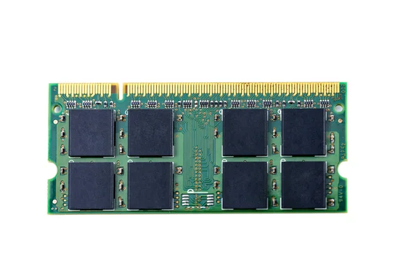 Detalhes de close-up da memória do computador (RAM ) — Fotografia de Stock