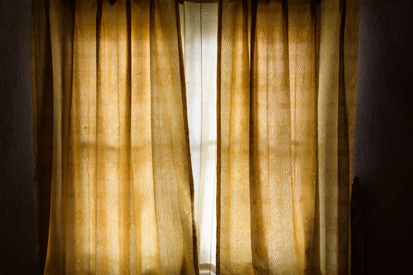 ヴィンテージ ゴールド カーテン背景 — ストック写真