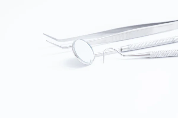 Dental Tools set on white background — Stock Photo, Image