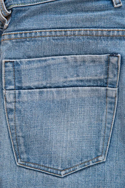 Een back-pocket Jeans textuur — Stockfoto