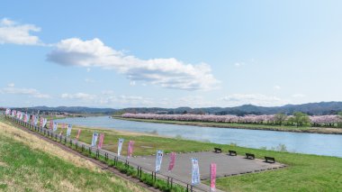 Tenshochi Park Iwate Prefecture, Japonya için t ünlü görülmektedir
