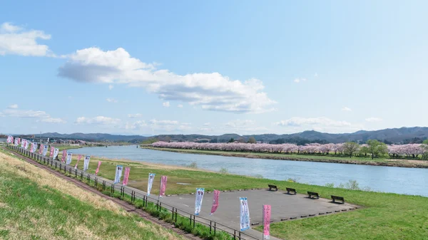Blick auf den tenshochi park in der iwate-präfektur, japan ist berühmt für seine — Stockfoto