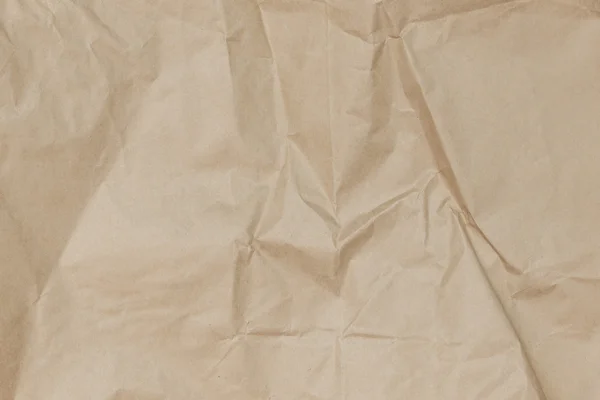 Reciclagem marrom abstrato papel amassado para fundo — Fotografia de Stock