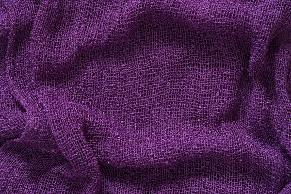 Textura de tela arrugada violeta fondo —  Fotos de Stock