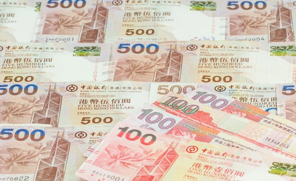 Hong Kong ドルの背景 — ストック写真