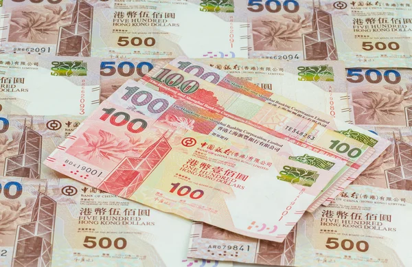 Hong Kong dollars background — Stock Photo, Image