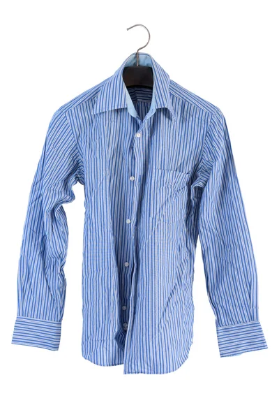 kırışıklık çizgili gömlek beyaz izole