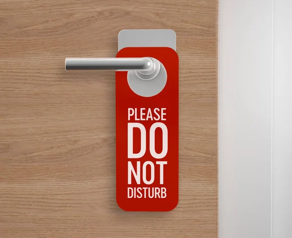 Disturb Door Hanger Door — Stock Photo, Image