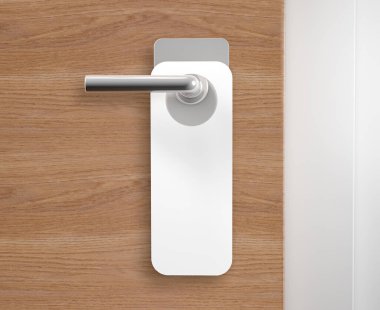 Rahatsız etmeyin, kapıda askı var.