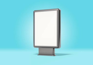 Tasarımınız için mavi arkaplanlı ilan panosu