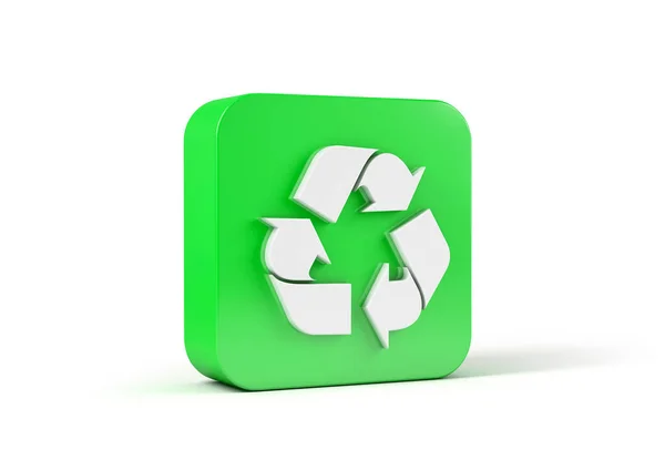 Recycling Sign Isolated Background — Stock Photo, Image